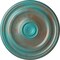 Ekena Millwork Devon Ceiling Medallion (Fits Canopies up to 3 5/8"), 15 3/4"OD x 1 1/2"P, Copper Green Patina CM15DECGS - alternate 1